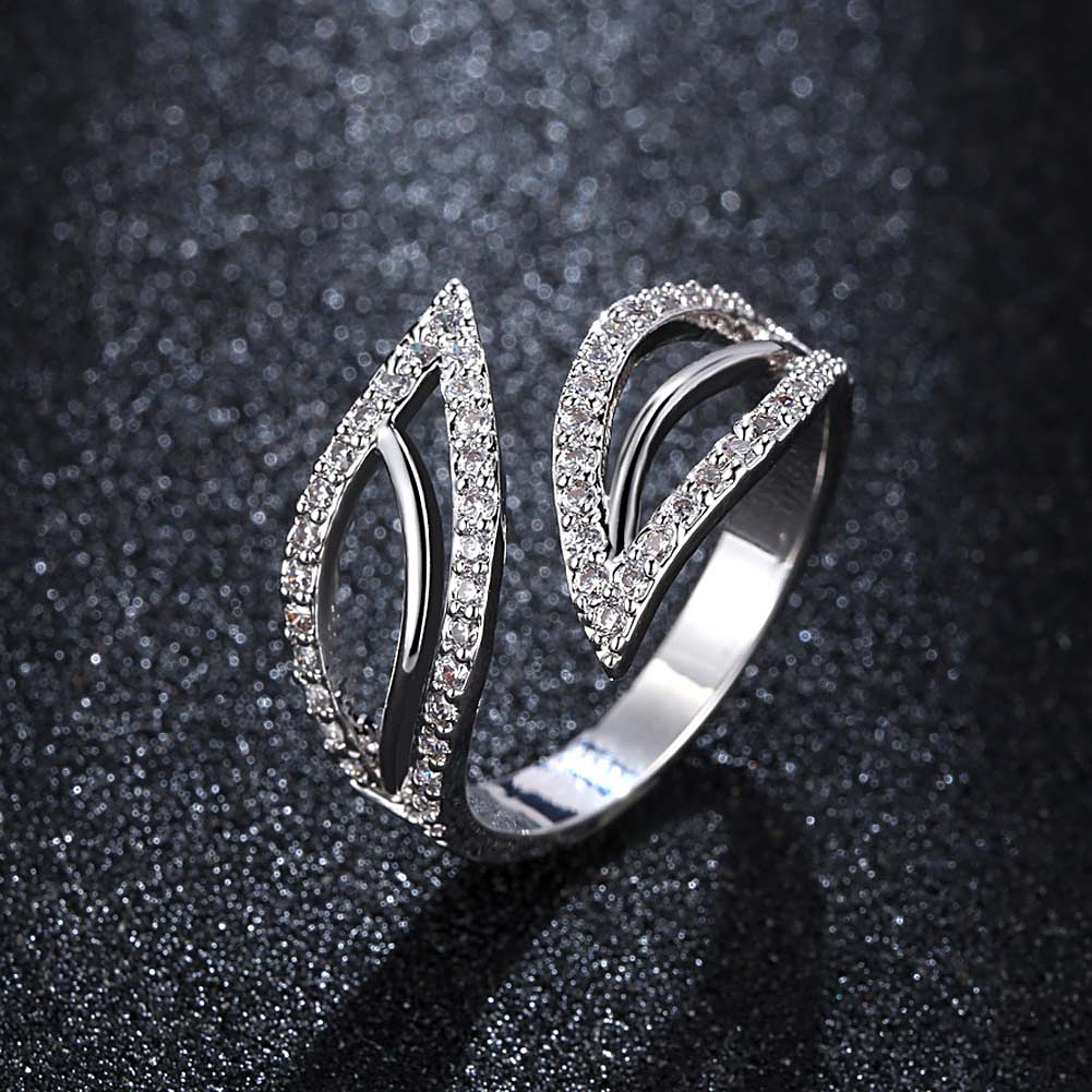 Adjustable Wrap Around Leaf Ring – Gemnations