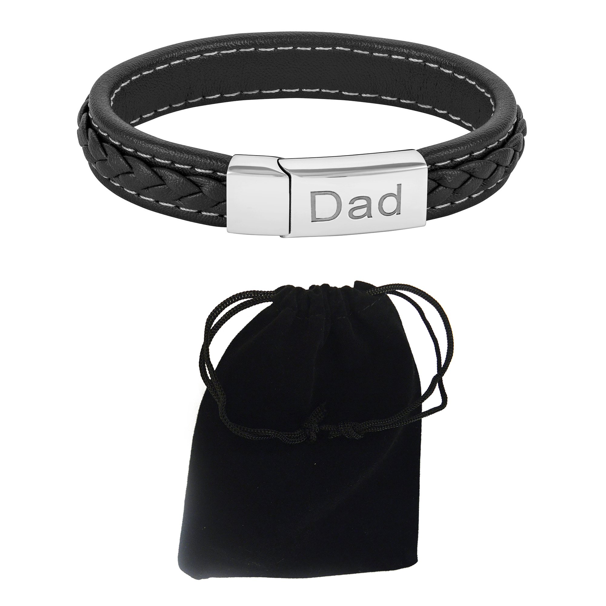 dad leather bracelet