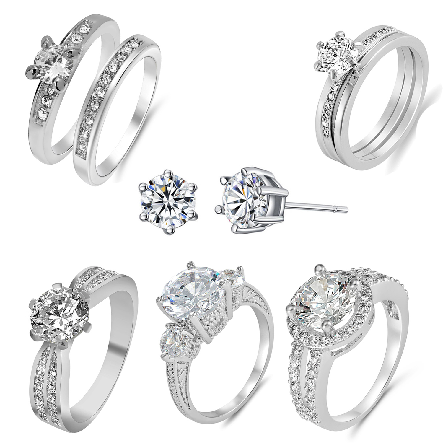 swarovski ring earrings