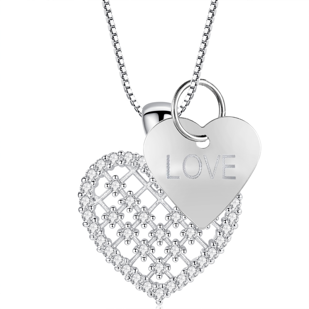 love heart pendant swarovski