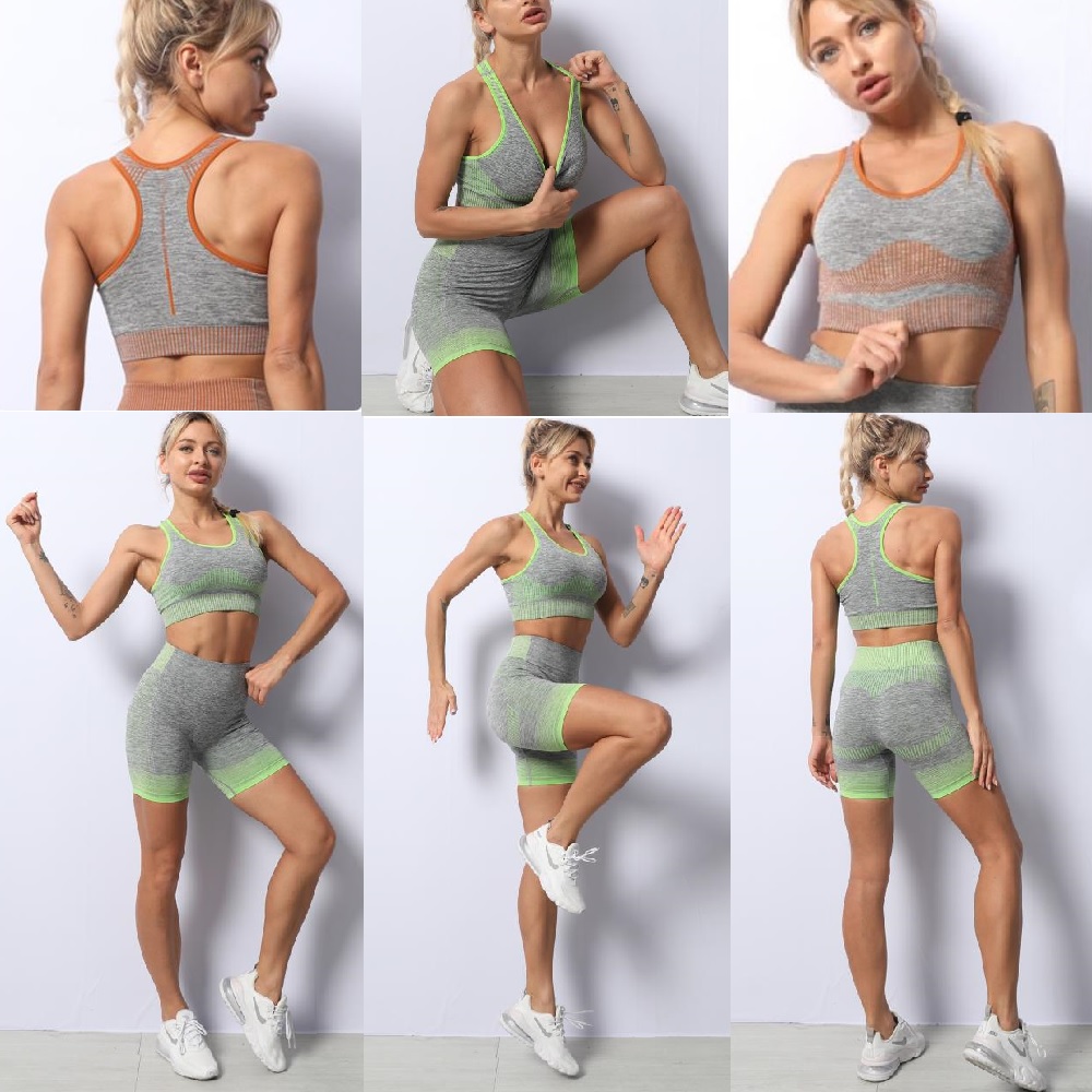 2-piece Short Gym Activewear | Sports Bra & Shorts