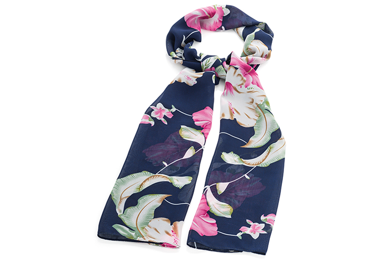 Lightweight Floral Summer Scarf – Gemnations