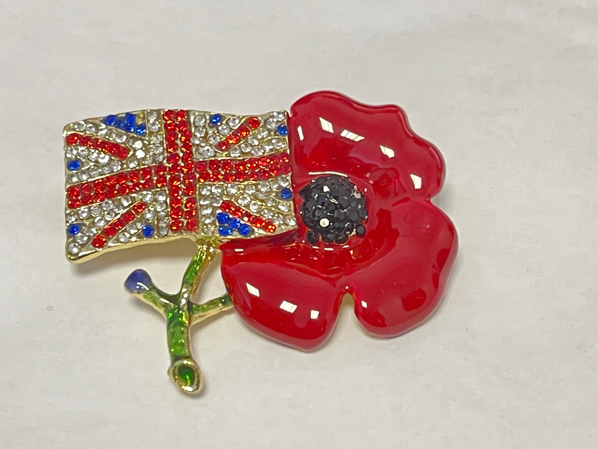 Remembrance poppy brooch discount