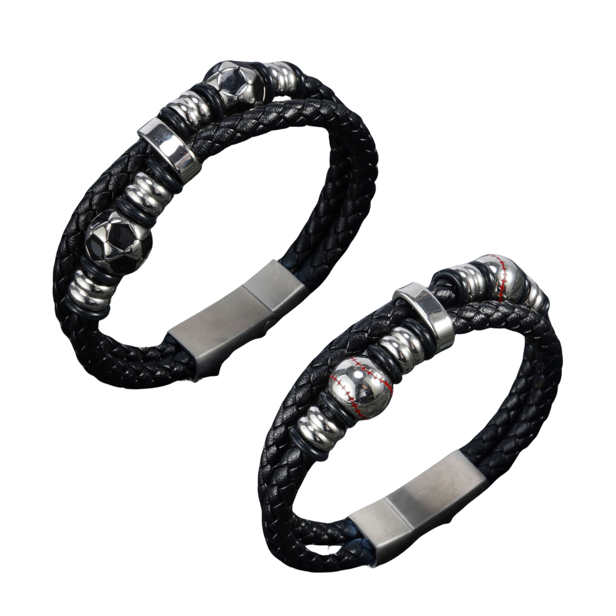Baseball sales bead bracelet