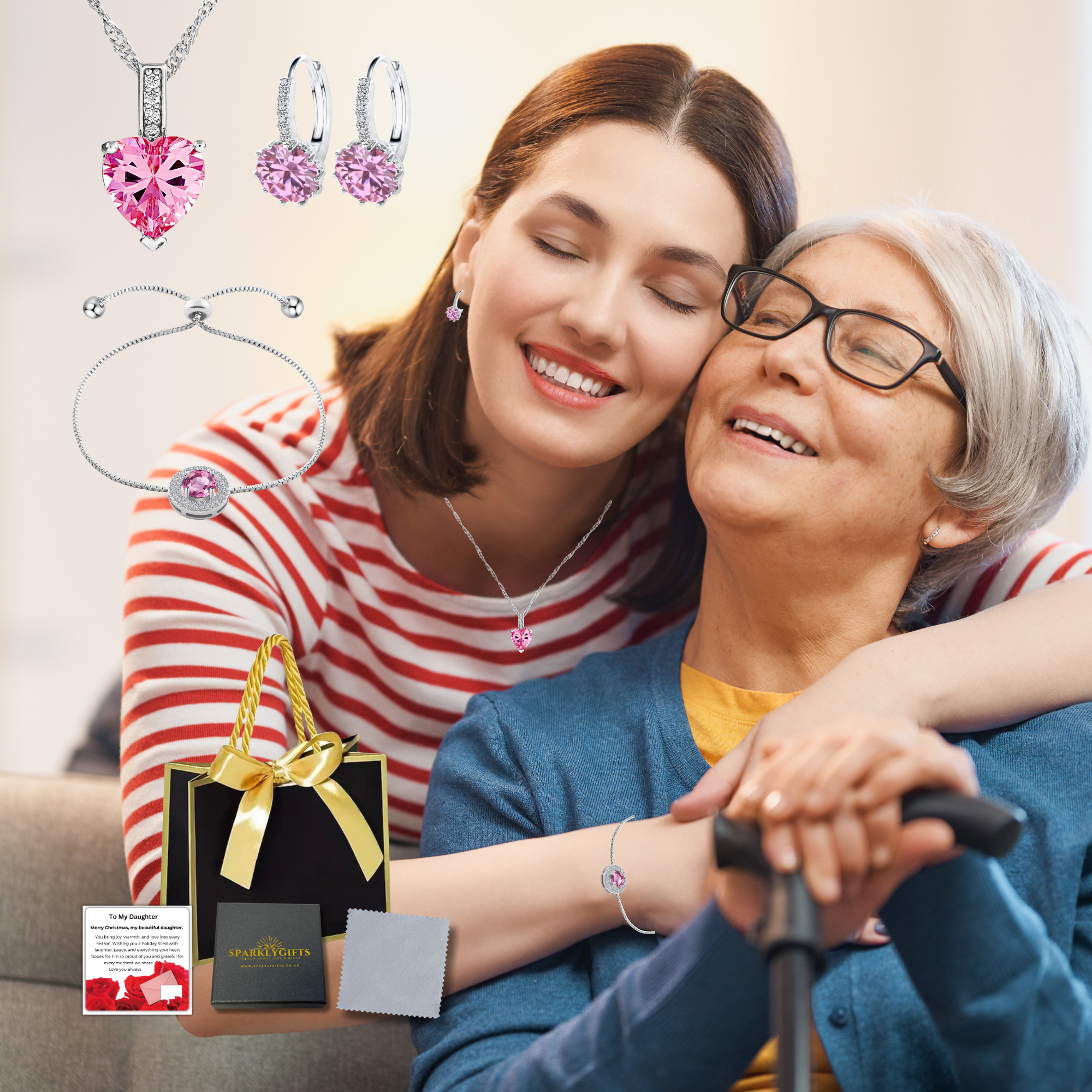 GCJ005GCJ024GCJ525-Pink-DaughterMSG-Christmas+GiftBag (2)