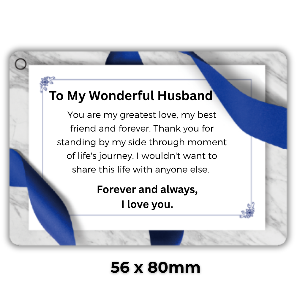 Blue card-husband-Measurement