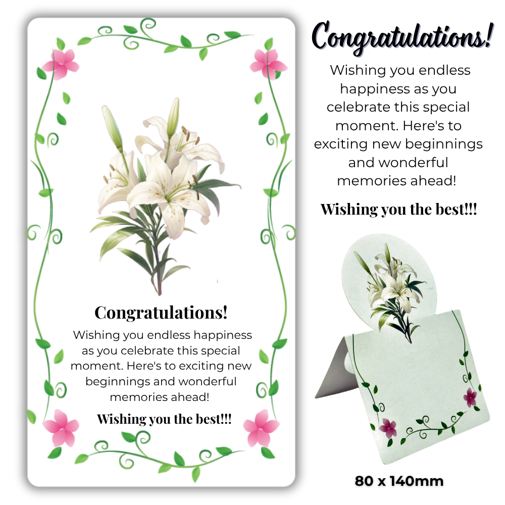 Lily card-Her-congrats-Measurement