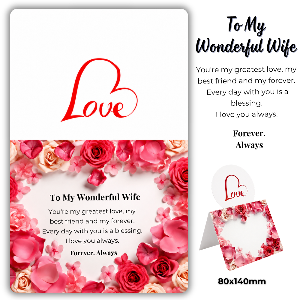 Love Card-wife-measurement