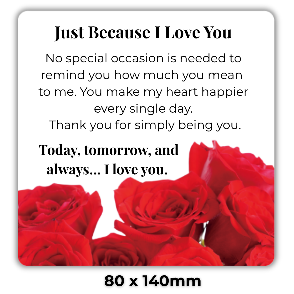 Rose card-IlovU-Measurement