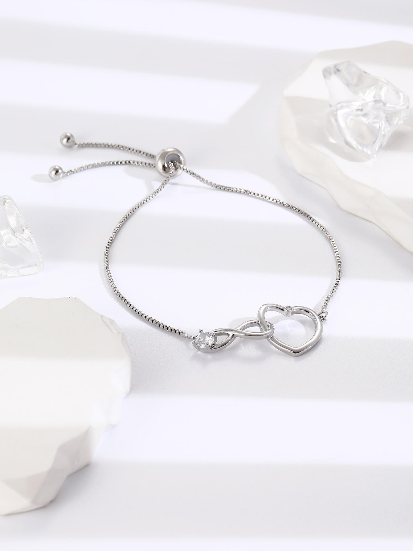 GCJ188 Infinity Bracelet Silver (3)